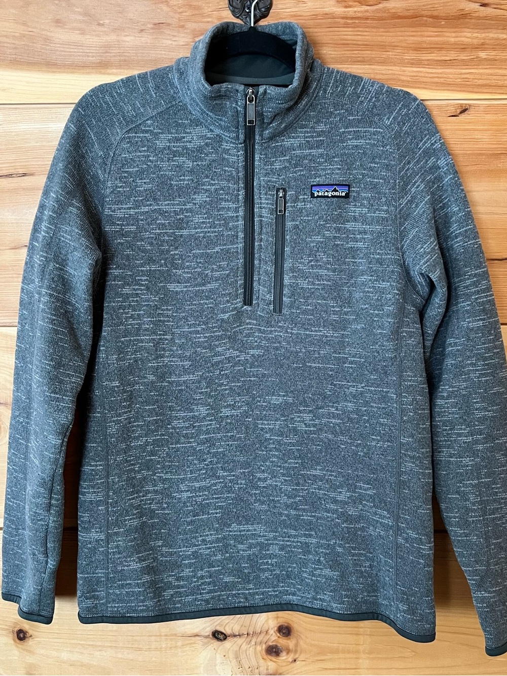 Patagonia Gray Men’s “BetterSweater” 1/2 Zip Pullover Jacket Active Warm